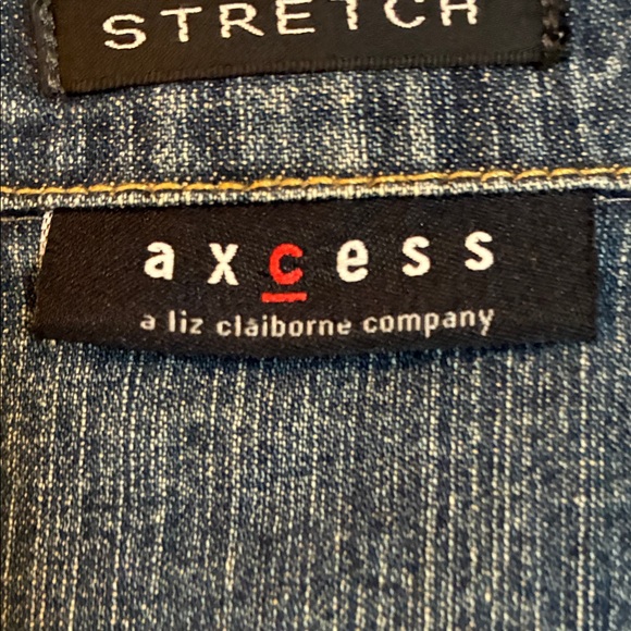 Axcess Blue Button Down Jean Jacket - Picture 10 of 14